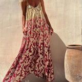 EREDES - Vestido Bohemio Impreso
