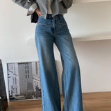 Reve High-Rise Wide Leg Jeans