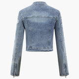 Crosstown Denim Jacket And Skirt Set