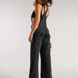 Low Voltage Wide-Leg Overalls