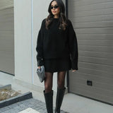 Nadia Knit Sweater Skirt Set