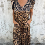 BOILIFE - MONO DE LEOPARDO CON ESCOTE EN V