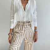 CANDELA - CONJUNTO DE 2 PIEZAS CAMISA Y PANTALÓN