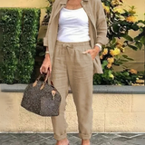 AIRENA - Conjunto de Camisa y Pantalón