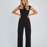 Sculpted Muse Tailored Jumpsuit