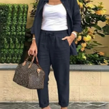 AIRENA - Conjunto de Camisa y Pantalón