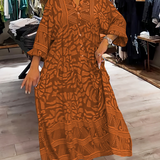 LENARA - Vestido Amplio Impreso
