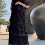 CRISINA – VESTIDO LARGO ELEGANTE EN MUSLÍN
