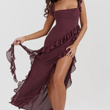 Brigitte | Stunning Ruffled Dress