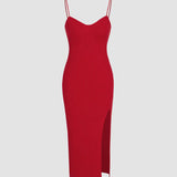 Scarlet Elegance Knit Set