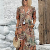 SKYE - VESTIDO MIDI VIBRANTE