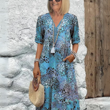 SKYE - VESTIDO MIDI VIBRANTE