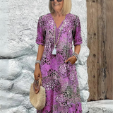 SKYE - VESTIDO MIDI VIBRANTE
