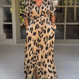 ONUIA - VESTIDO IMPRESO LEOPARDO