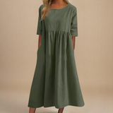 Ella™ | Flattering Cotton Dress