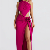 Riviera Bloom Drape Maxi Set
