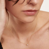 Lustre Solitaire Necklace