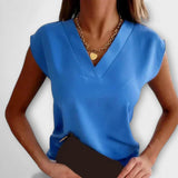 STACEY V-NECK BLOUSE