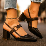 Talons en cuir à anneaux