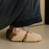 Mocassins en fourrure chic et mignon