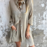 IZELA - CONJUNTO CAMISA Y SHORT DESENFADADO