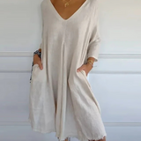 TERESA - VESTIDO COMODIDAD CON MANGAS 3/4