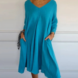 TERESA - VESTIDO COMODIDAD CON MANGAS 3/4