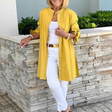 CHERISH - CAMISA DE ALGODÓN Y LINO