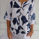 ELISA - Camisa Casual de Algodón