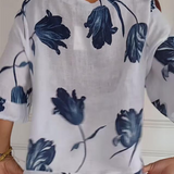 ELISA - Camisa Casual de Algodón