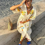 ANNI – Vestido de Lino Impreso