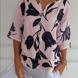 ELISA - Camisa Casual de Algodón