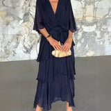 MAIGE - Vestido Elegante de Múltiples Capas