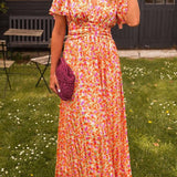 SEVILLA – Vestido Largo Mujer con Escote en V