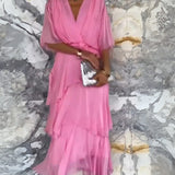 MAIGE - Vestido Elegante de Múltiples Capas
