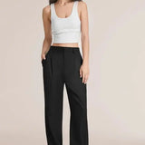 Seabourne Pleated Wide-Leg Pants