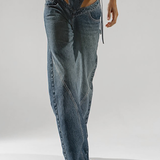 Astra Cut-Out Wide-Leg Jeans
