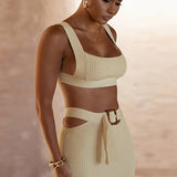 Sahara Ribbed Two-Piece Set