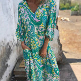 LARESA - Vestido largo bohemio