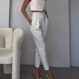 Vienna Tailored Vest & Tapered Pants Set