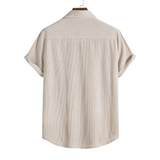 Camisa con Botones y Mangas Cortas