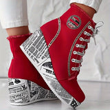 Bottes en denim confortables à Plateforme