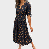 Aurélie | Chic Polka Dot Dress