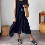 BLOME – VESTIDO BOHO SIN MANGAS MIDI