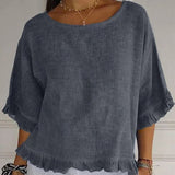 NABILA - CAMISA DE LINO ELEGANTE