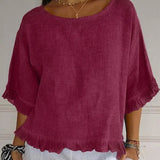 NABILA - CAMISA DE LINO ELEGANTE