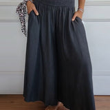 DANSA - PANTALÓN CÓMODO CON CINTURA ELÁSTICA
