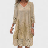 Lucy - Elegant Embroidered Dress