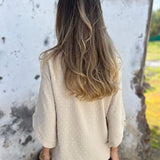 VARENA - BLUSA CHIC EN CHIFFON JACQUARD