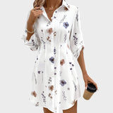 Ellis™ Elegant Floral Print Blouse Dress